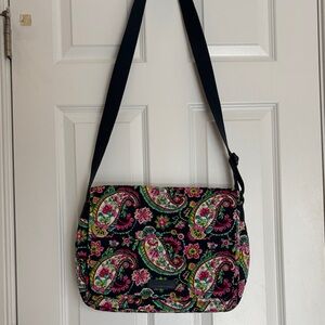 Vera Bradley Multicolor Paisley Bouquet Messenger Crossbody Bag